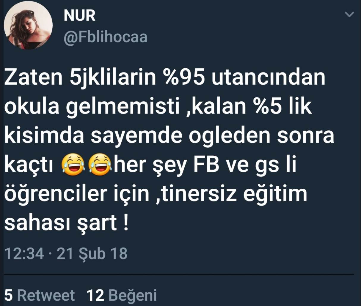 Fbli matematik öğretmenin öğrencilerine yaptığı aşağılama