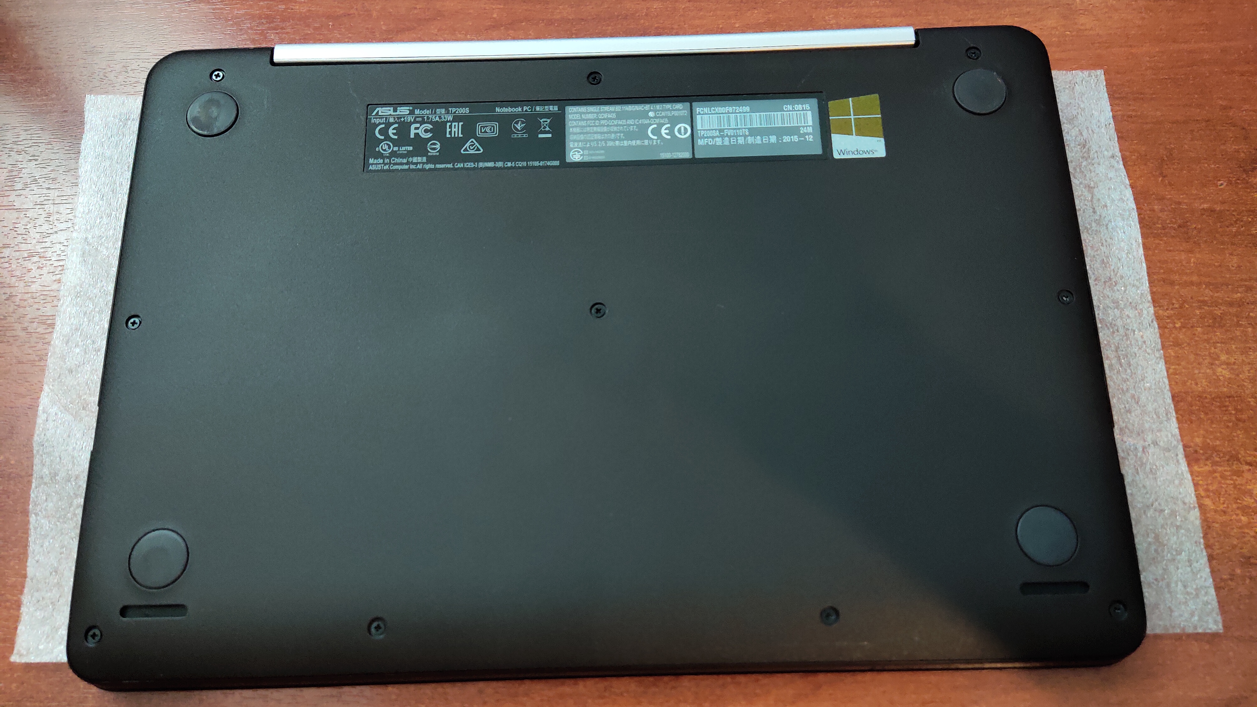 Satıldı ASUS Notebook TP200SA Intel N3050 2GB 32GB SSD Sıfır Temizlikte 