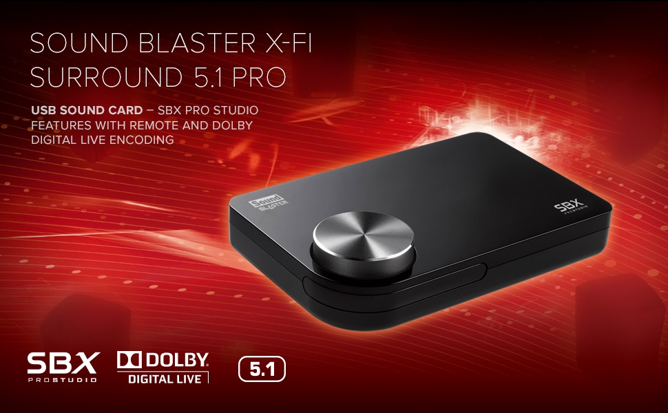 creative sound blaster x fi surround 5.1 pro