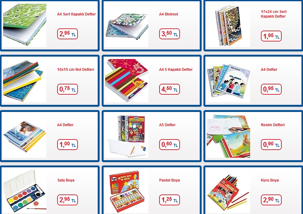  BİM Kırtasiye ürünleri [Geçen sene ile aynı fiyatlar!]