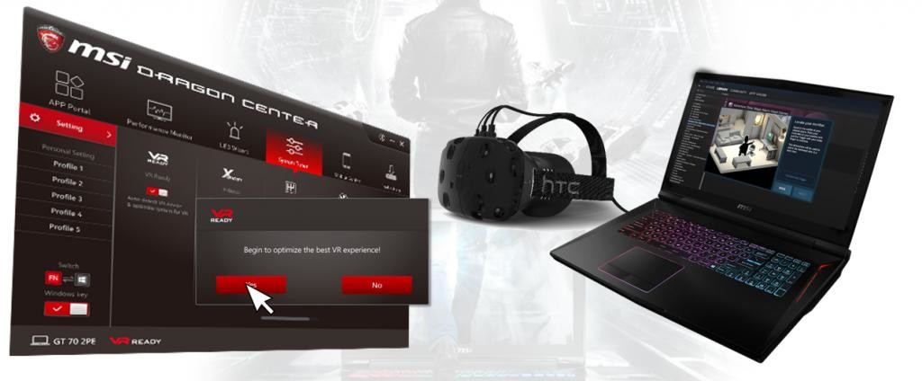  MSI Dragon Center'la Kusursuz VR Deneyimi