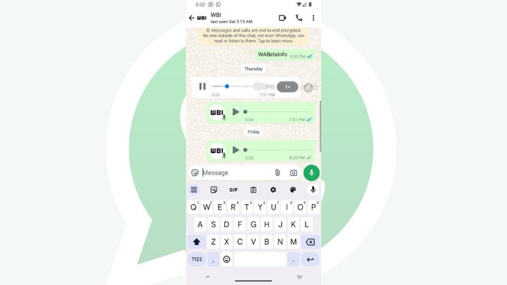 WhatsApp, sesli mesajlar için hızlı yanıt özelliğini test ediyor