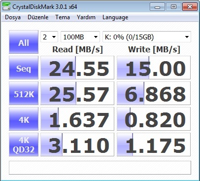  FLASH DISK TEST BAŞLIĞI!!!