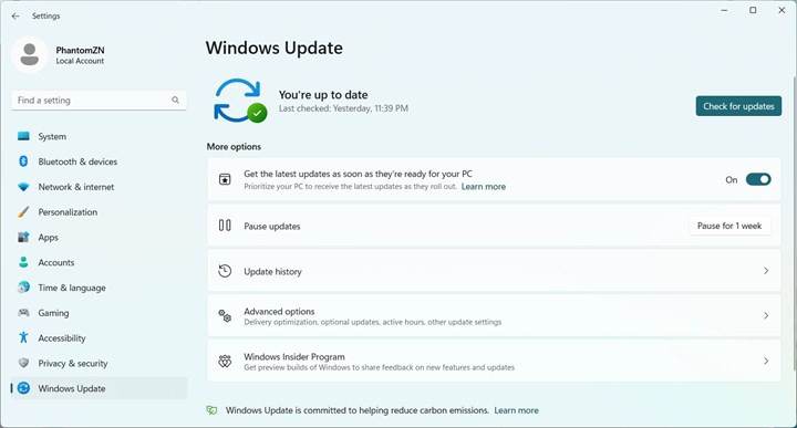 Microsoft, Windows güncellemelerini hızlandırıyor: Yeni özellik testte