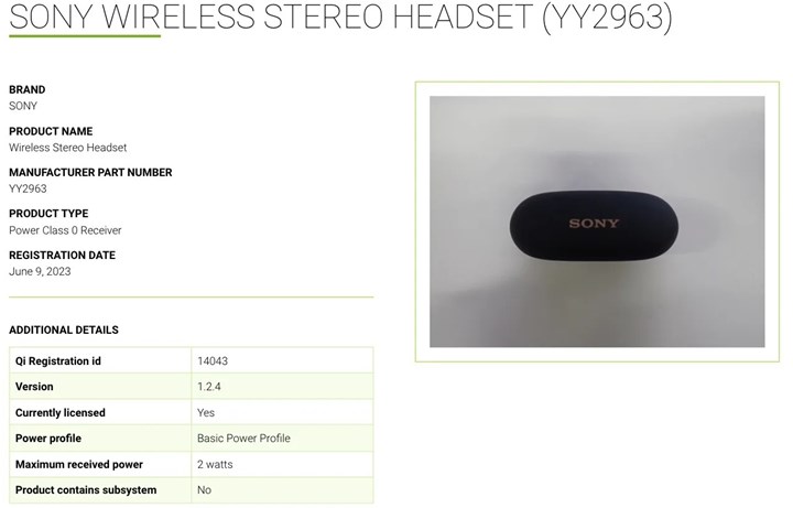 Sony'nin yeni kablosuz kulaklığı WF-1000XM5, yakında piyasaya sürülebilir