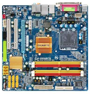  gigabyte EQ45M-S2 REV.2.0 Q45 ÇİPSETLİ FULL 775 PİN ADETLİDİr
