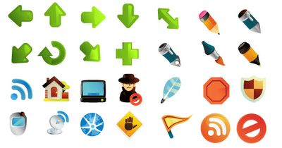  Simgeler, Pngler, Fare İşaretçileri (Icons, Pngs, Cursors)