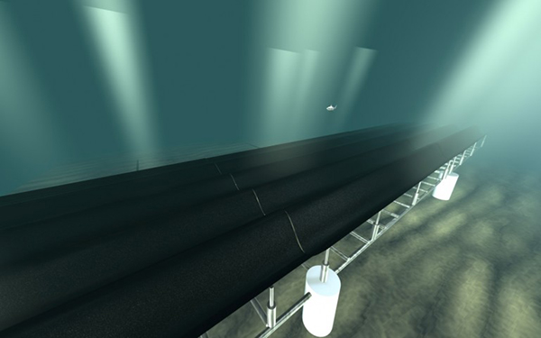 Deniz tabanı için hazırlanan özel halı sistemiyle, dalgaların gücünden enerji elde edilebiliyor