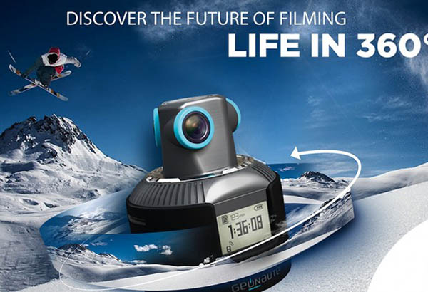 Geonaute isimli 360° video çekebilen spor/aksiyon kamerası tanıtıldı