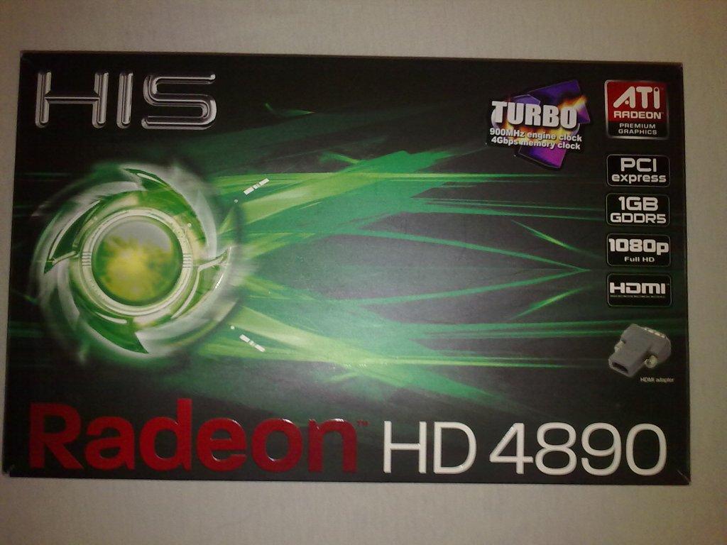  SATILMIŞTIR 23.07.2009 fatura tarihli HIS HD 4890 Turbo 1GB GDDR5