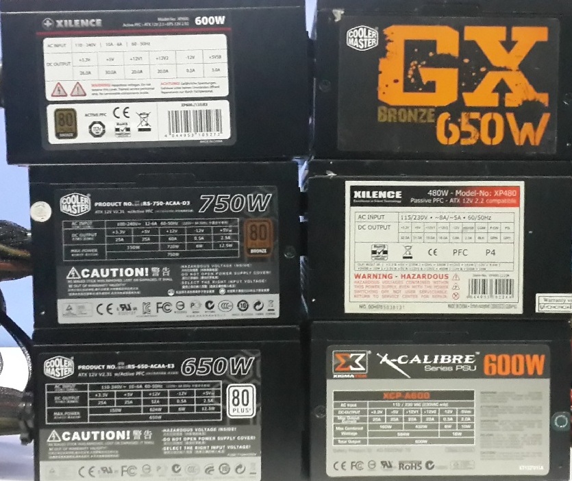  GX750-GX650-X-CALIBRE 600-XILENCE 600 PSU LAR..