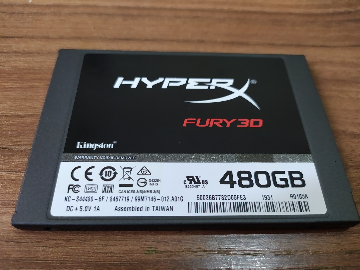 KİNGSTON HYPERX 3D SSD - 480GB - SATA3 - SATILMIŞTIR