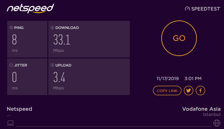 4 mbps. NETSPEED.