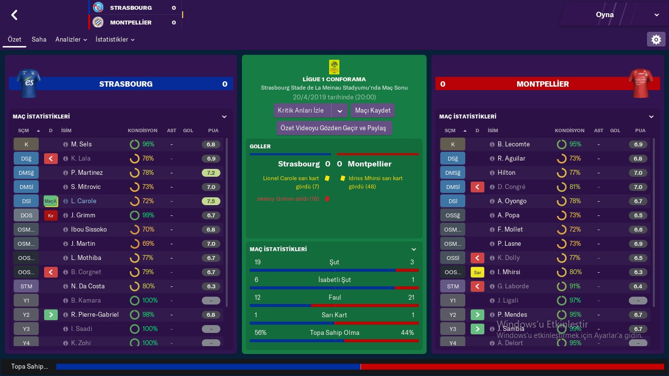 FM 2019 & STRASBOURG & 2.SEZON ŞAMPİYON OLDUK MU?  & MUHAMMET AKYILDIZ