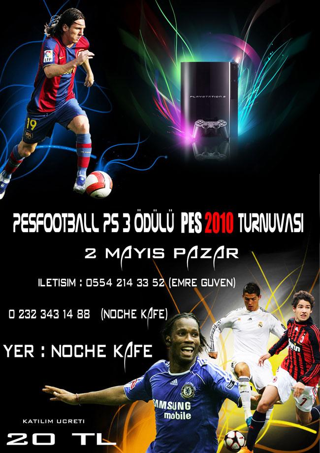  PS3 ÖDÜLLÜ PES 2010 TURNUVASI (İZMİR)!