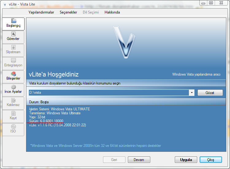  ÇIKTI..Windows Vista SP 1 FINAL TÜRKÇE Standalone (KB936330)