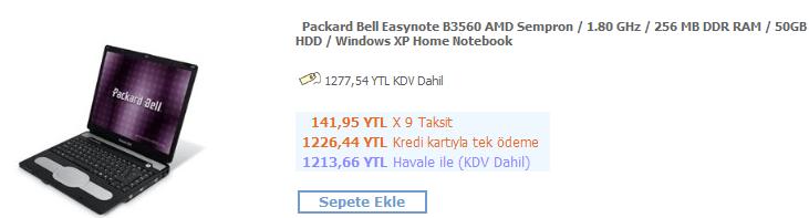 -_-En Çok Satılan Dizüstü Bilgisayarlar (bazı internet mağazalarında)-_-