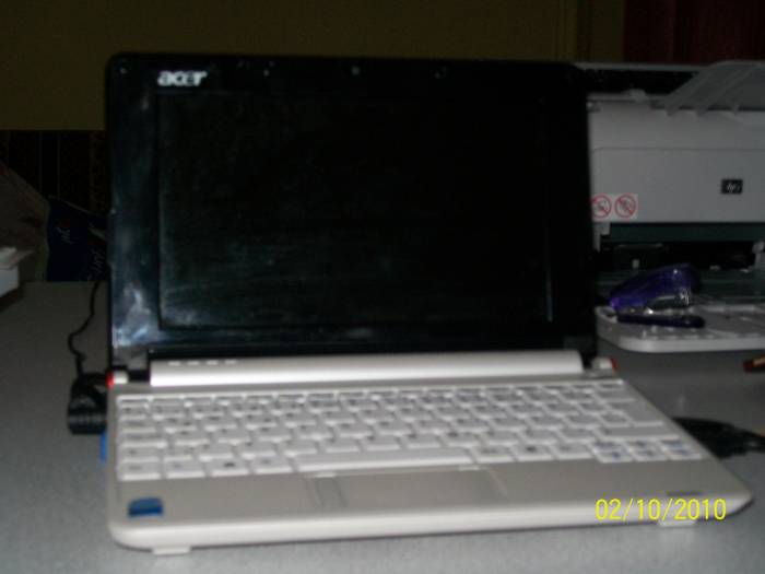  netbook+çanta+harici dvd writer