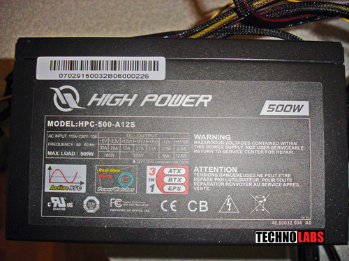  HIGH POWER 500W POWERSUPPLY HP-500-A12S İNCELEME