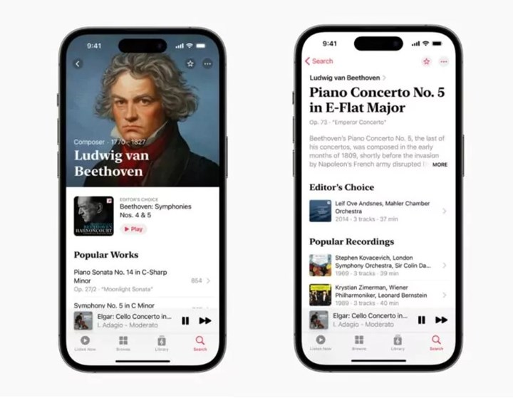 Apple Music Classical indirmeye sunuldu