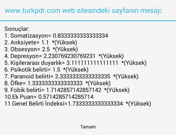  Psikoloji Testi