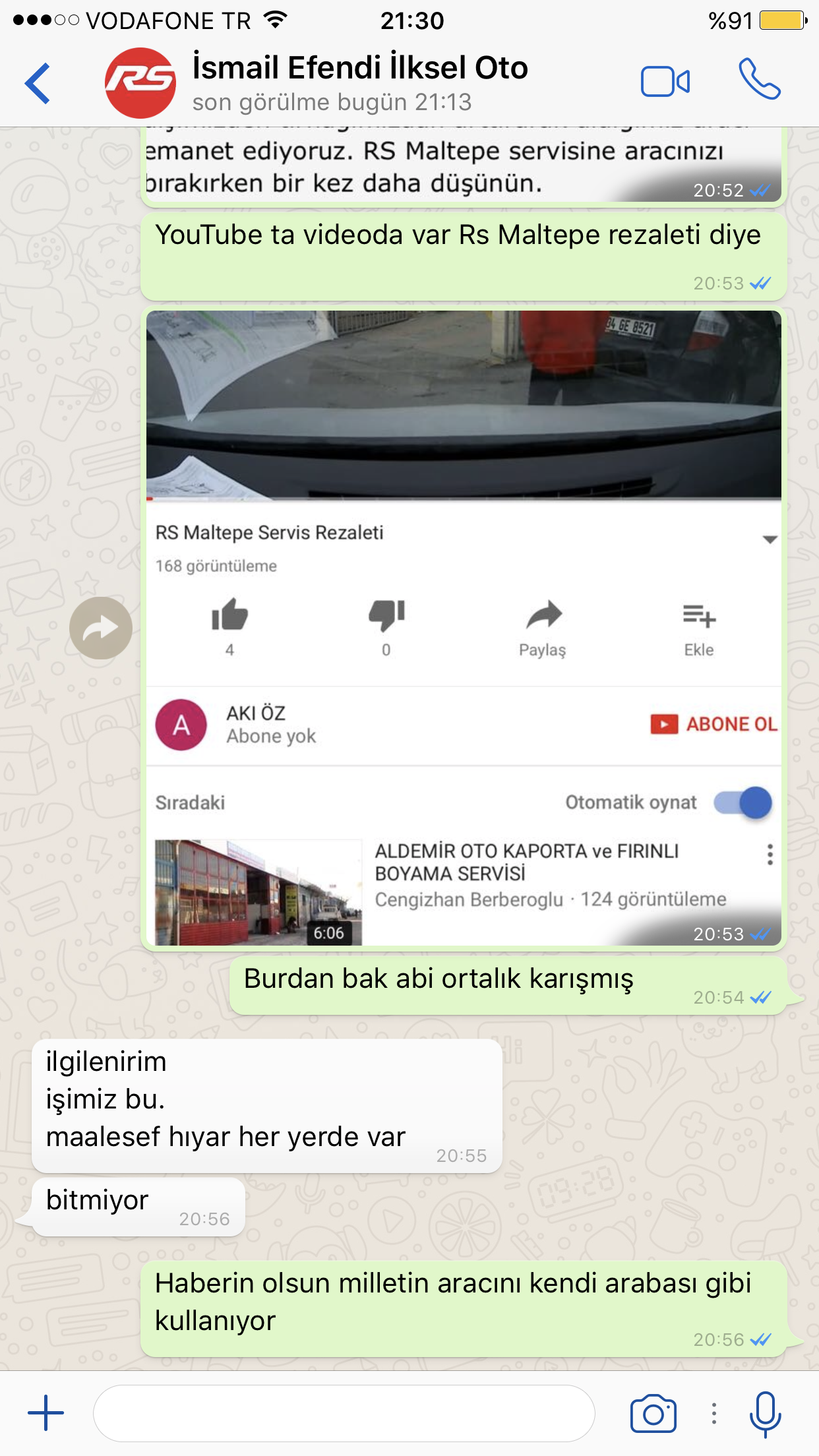  RS MALTEPE SERVİS REZALETİ (KAMERA KAYDI VİDEOLU) - ÇÖZÜLDÜ