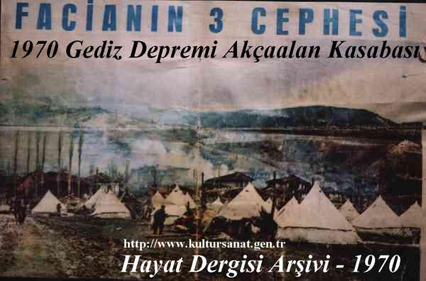  28 Mart 1970 Kütahya Gediz Depremi