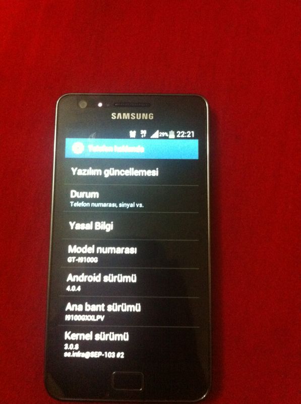  Samsung Galaxy S2 i9100G 16 Ay garantili