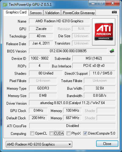  Satılık MSI E350IS-E45 Mini-ITX Anakart 130 TL