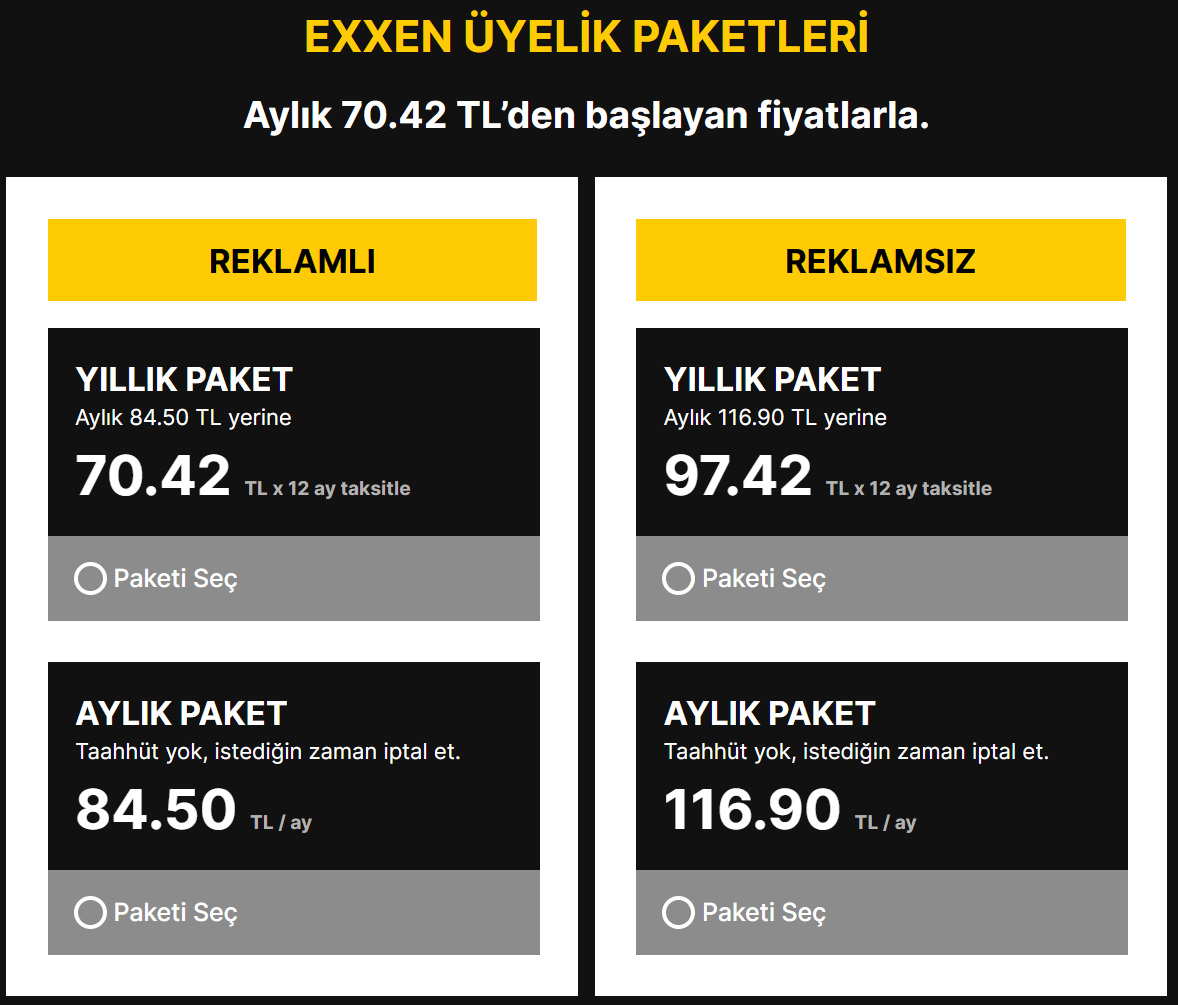Exxen ve Exxenspor [ANA KONU] Başarılar Fenerbahçe, Galatasaray ve Beşiktaş