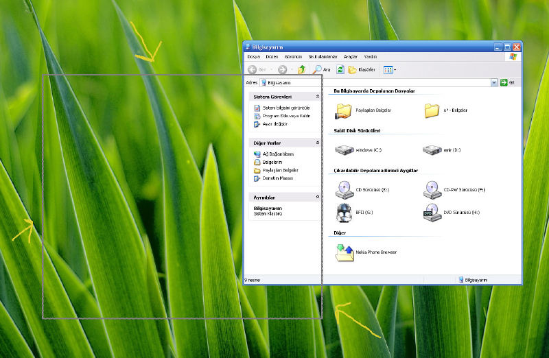  LCD lerde yenileme hızı (MS) için basit bir test yapın