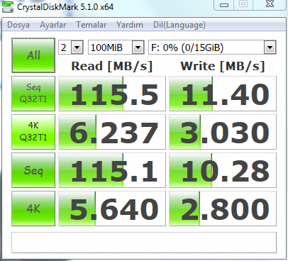  FLASH DISK TEST BAŞLIĞI!!!