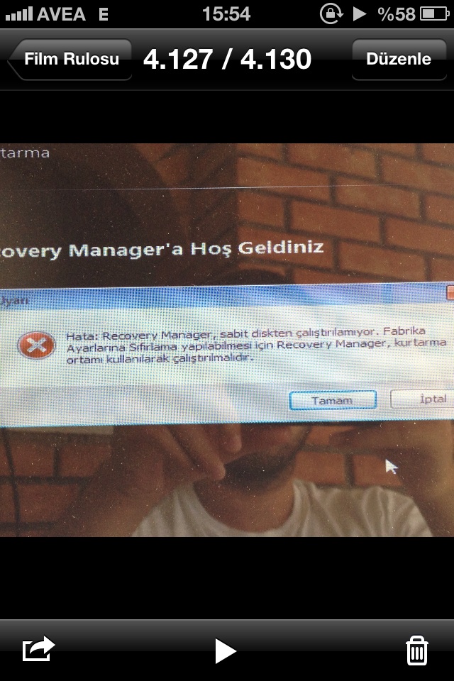  hp recovery sorununa %100 cozum olacak bi adım!!!