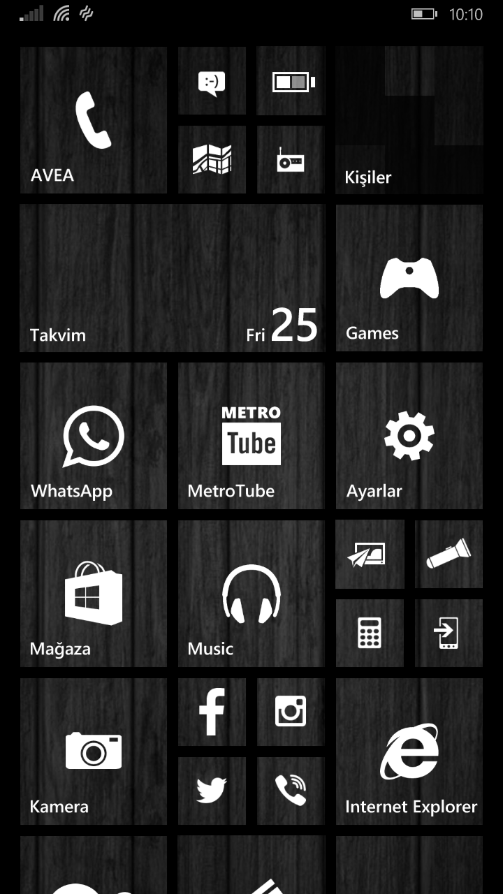  Windows Phone 8.1 Ana Ekranlarınız