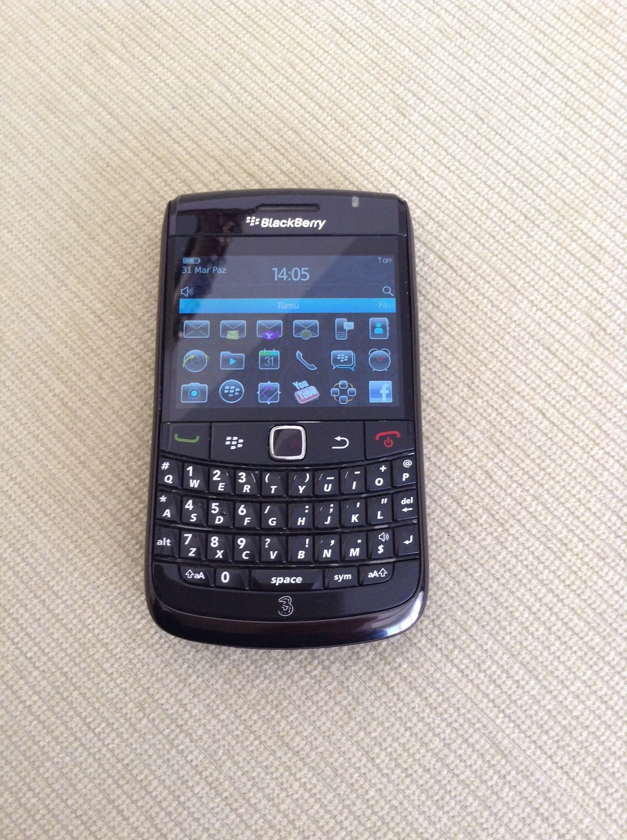  Satılık Blackberry Bold 9780 Siyah