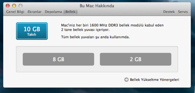  Mid2012 i.5 2.5 SSD ve Ram Upgrade Hk.