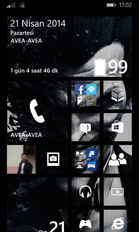  Windows Phone 8.1 Ana Ekranlarınız