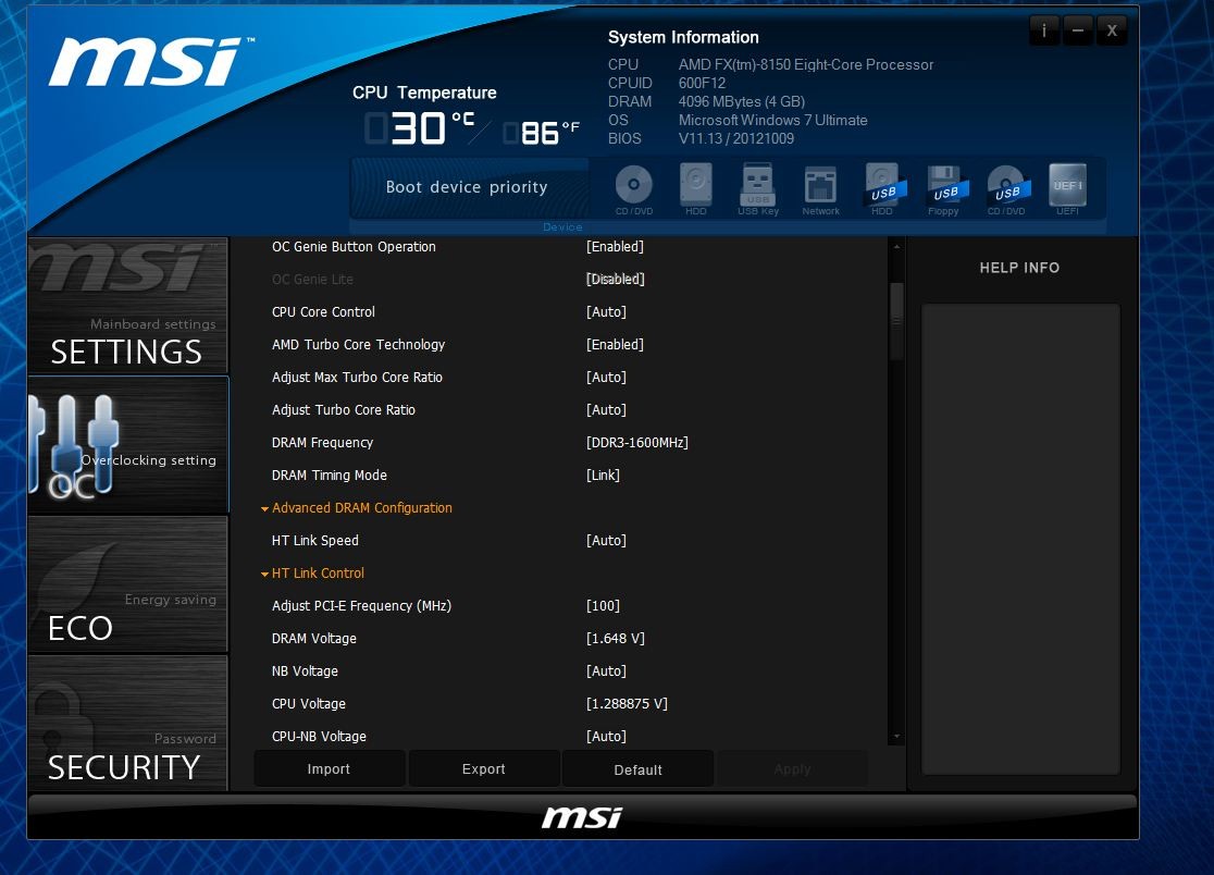  MSI GD80 AMD PHENOM X6 T1090 O.C YARDIM