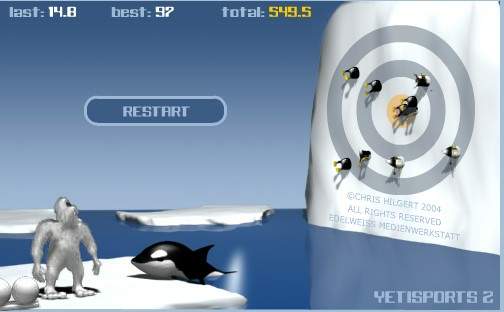 Meşhur penguenimiz farklı bir oyunda!!:))