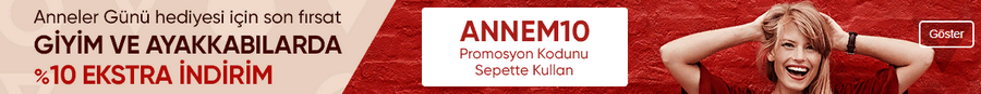 Anneler günü hediyesi Kuponu sepette  %10 indirim  made in H.B