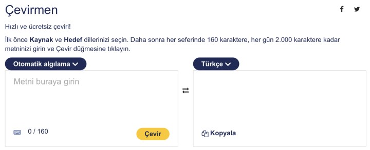 En iyi İngilizce Türkçe çeviri (translate) programları ve siteleri