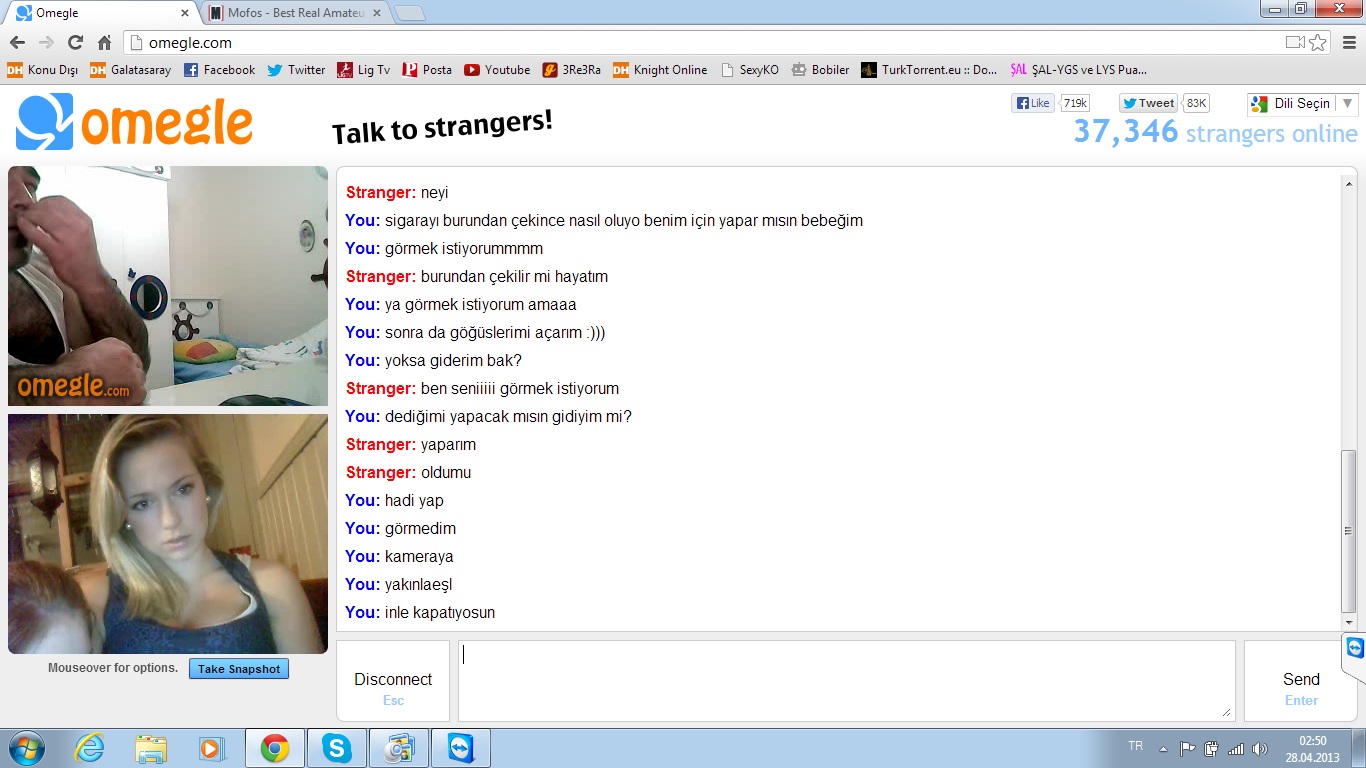 Omegle strip chat