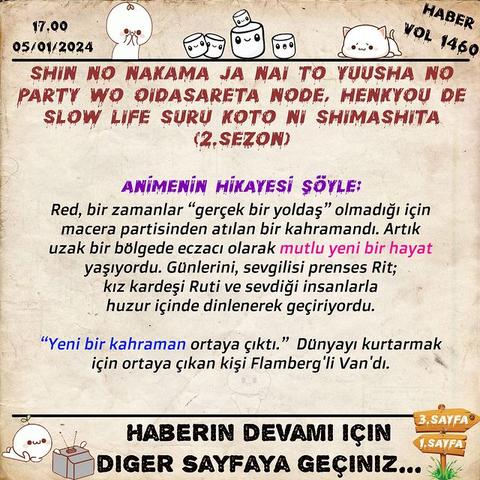 Animeli Günler Haber (AnimeSeverler)📰