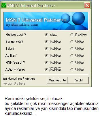  msn de ayni anda iki oturum....