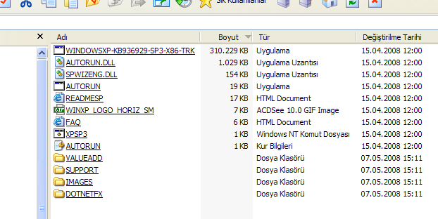  XP SP3 Gerçek Final..Son Dakika.!