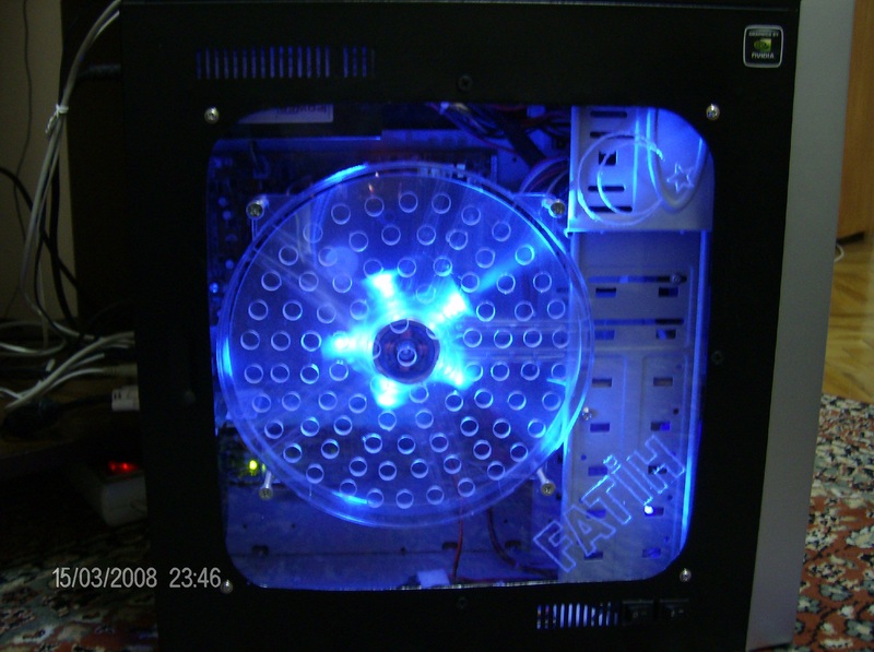  plexi çalışması ve 22cm lik fan