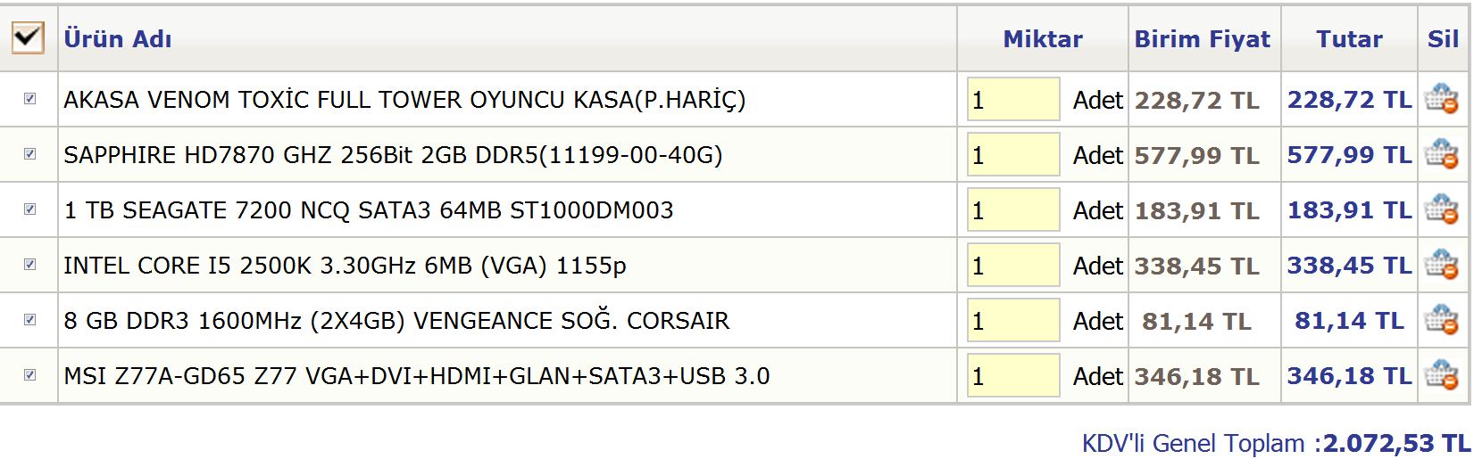  Sistem doğru mu?