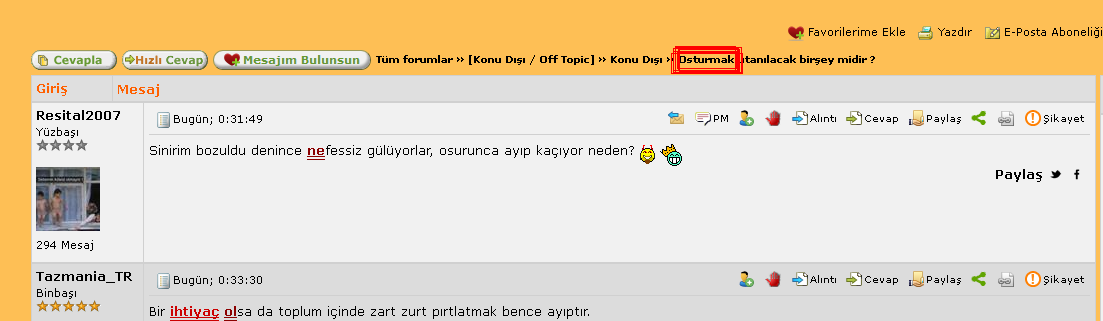  Osurmak utanılacak birşey midir ? (paranormal cevaplar içerir)