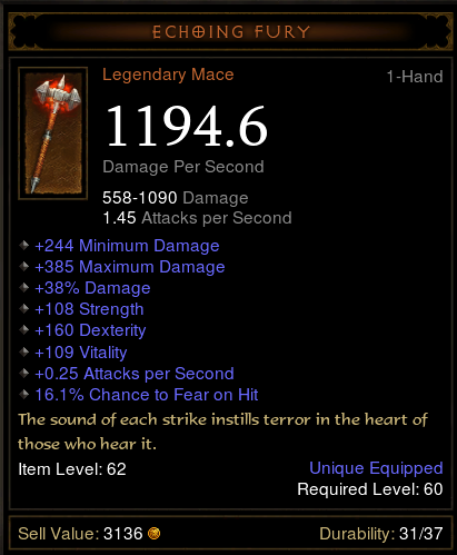  Minimum /  Maximum Damage