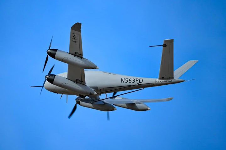 ABD’nin benzersiz tasarımlı drone’u donanma tarafından test edildi